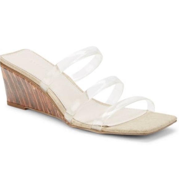 Sanctuary clear strap wedge sandal - Picture 5 of 6